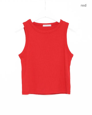 Basic Ribbed Sleeveless