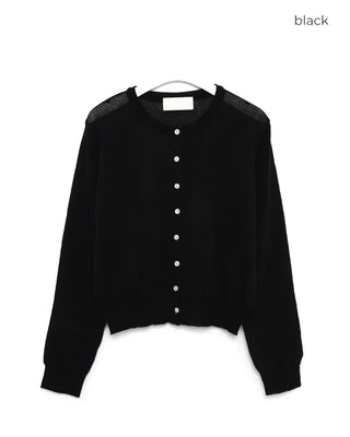 Lightweight long-sleeved cardigan