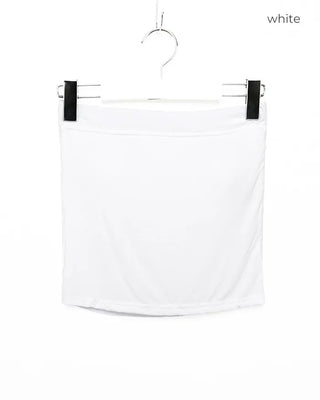 Cropped Slim Tube Bra Top