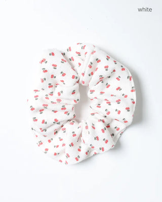 Cherry Pattern Pointelle Chouchou