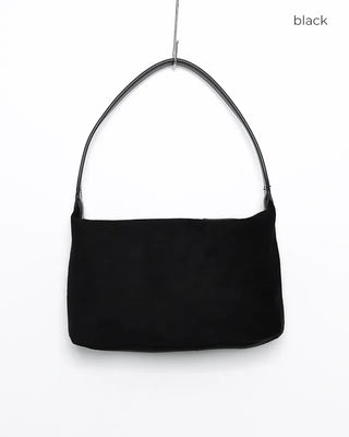 Suede Square One-Shoulder Mini Bag