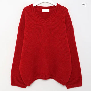 Daily V-neck knit