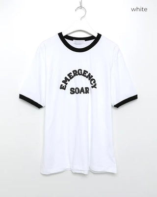 Slim Fit Ringer Neck T-Shirt