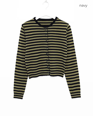 Ribbed Border Basic Fit Cardigan