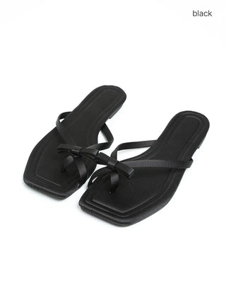 Ribbon strap sandals
