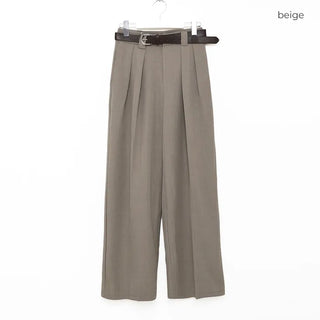 Belted trousers