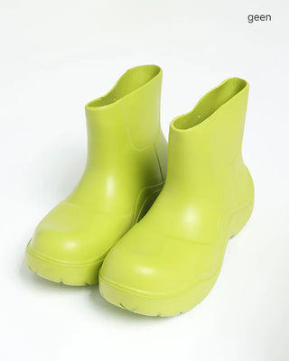 Mid-calf rain boots