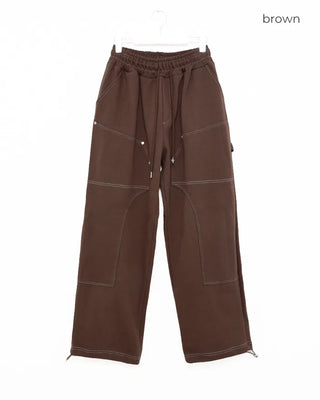 Stitched Wide Fit Pants