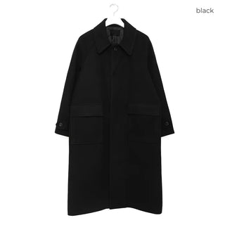 Oversized Collar Long Coat