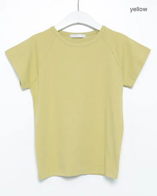 Raglan short-sleeved T-shirt