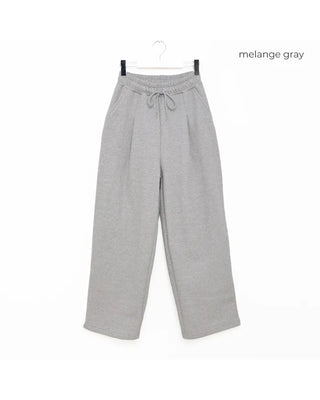 Brushed Pintuck Wide Balloon Pants