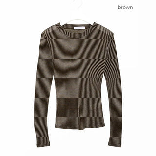 Soft border layered T-shirt
