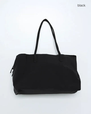 Nylon pocket shoulder bag