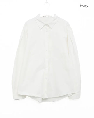 Round Hem Overfit Basic Shirt