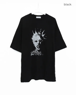 Face print T-shirt