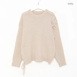 Eyelet Shoulder Knit