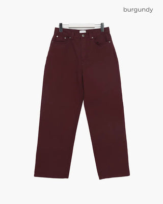 Basic Cotton Wide Pants
