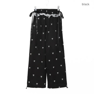 Frill Lace Banding Pants