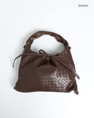 Intrecciato Ribbon Shoulder Bag