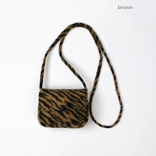 Leopard print mini crossbody bag