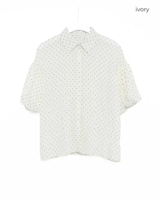 Polka Dot Balloon Blouse
