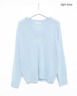 Summer V-neck knit