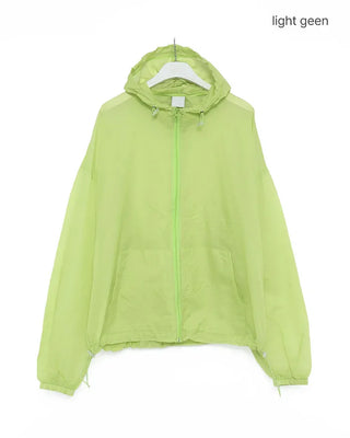 Windbreaker Hooded Zip-Up