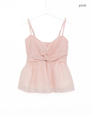Twisted Frill Bustier Blouse