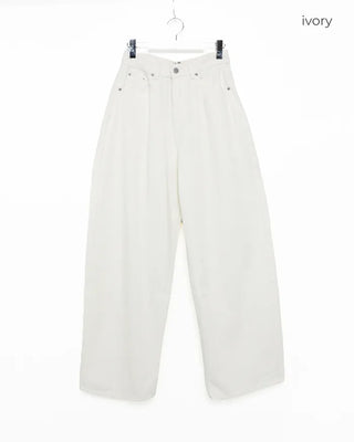 Ribbon back pocket balloon pants