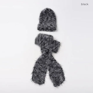 Soft beanie & scarf set