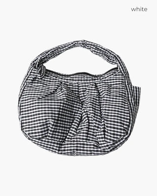 Checked Volume Tote Bag
