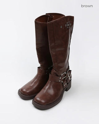 Rock Belt Long Boots