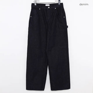 Non-faded engine denim