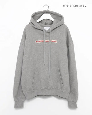 (Unisex) Bust Patch Kangaroo Pocket Hoodie