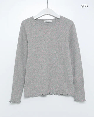 Flower Pointelle T-shirt