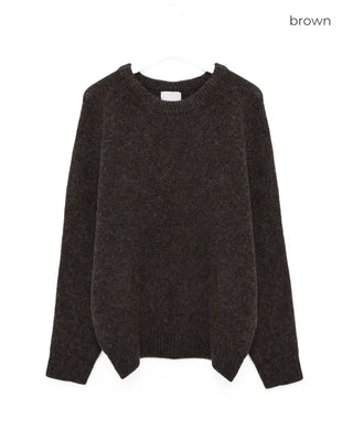 Melange Round Neck Knit