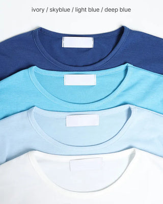 Tencel layered T-shirt