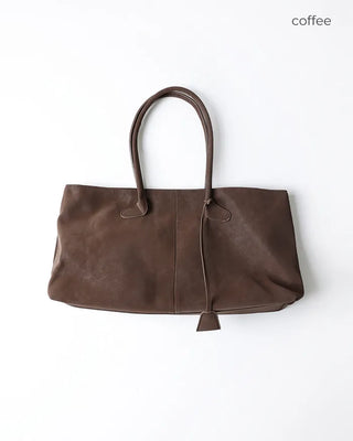 Suede Big Shoulder Tote Bag