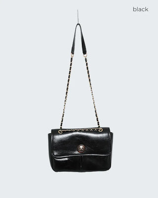 Square chain shoulder bag