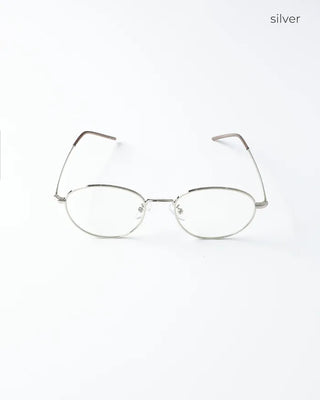 Slim metal frame glasses