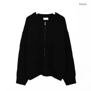 (unisex) Project Round Zip-Up Knit