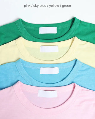 Layered Tencel Half T-Shirt