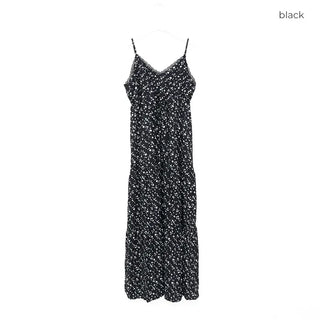 Flower Long Camisole Dress