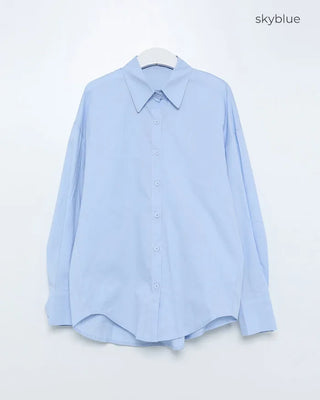 Colorful loose-fit cotton shirt