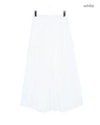 Wrap detail long skirt