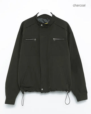 Zip-fly nylon jacket