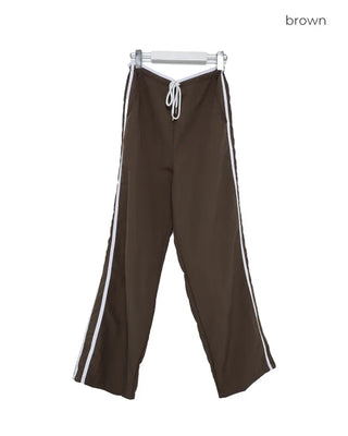 Low-rise track pants