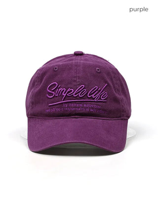 Simple Life Color Ball Cap