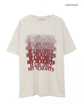 Gradient lettering T-shirt