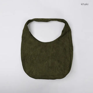 Simple suede bag